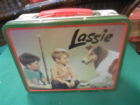 lassie metal lunch box no thermos|Lassie Lunch Box for sale .